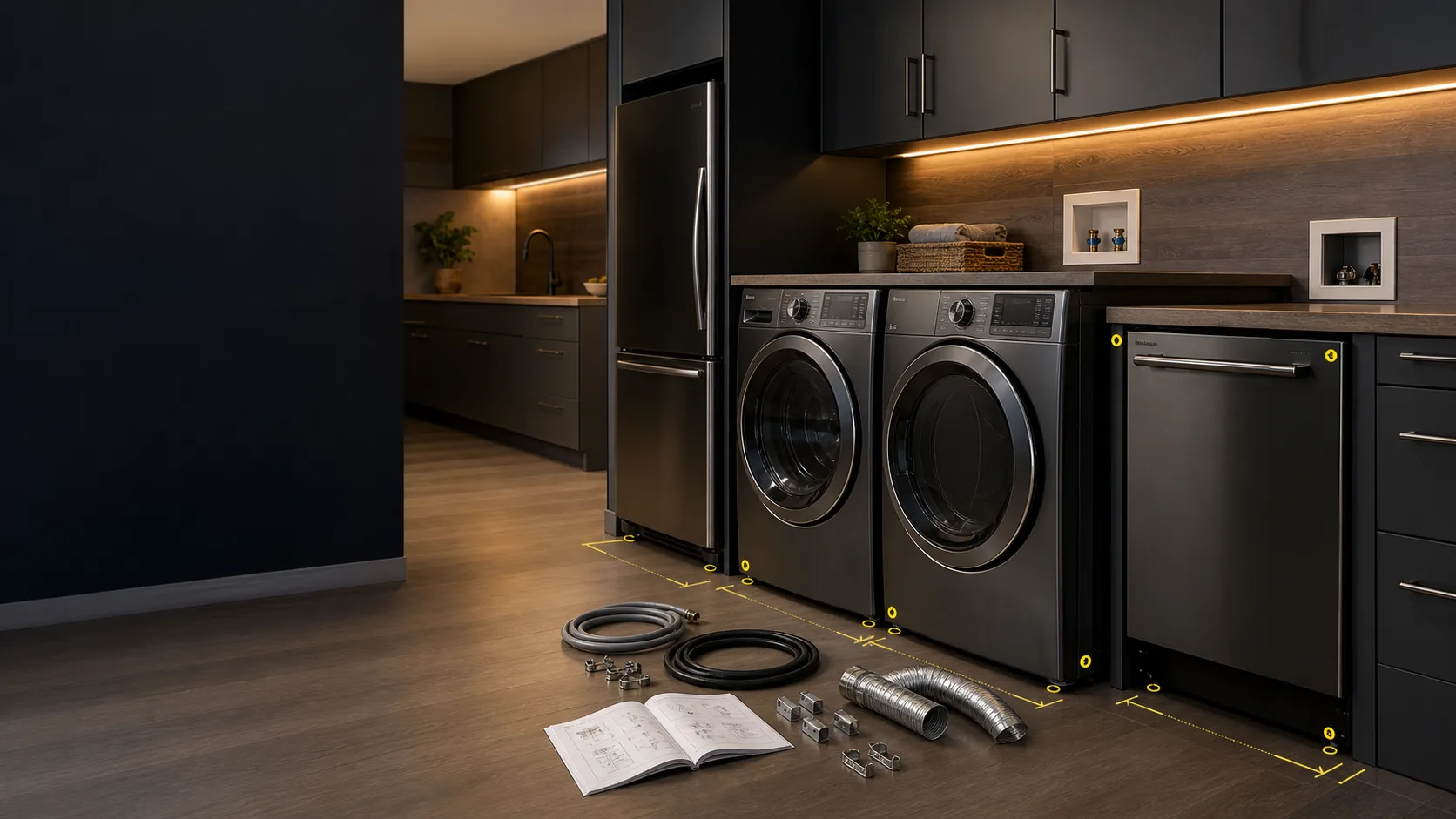 Appliance setup and hookup help service example