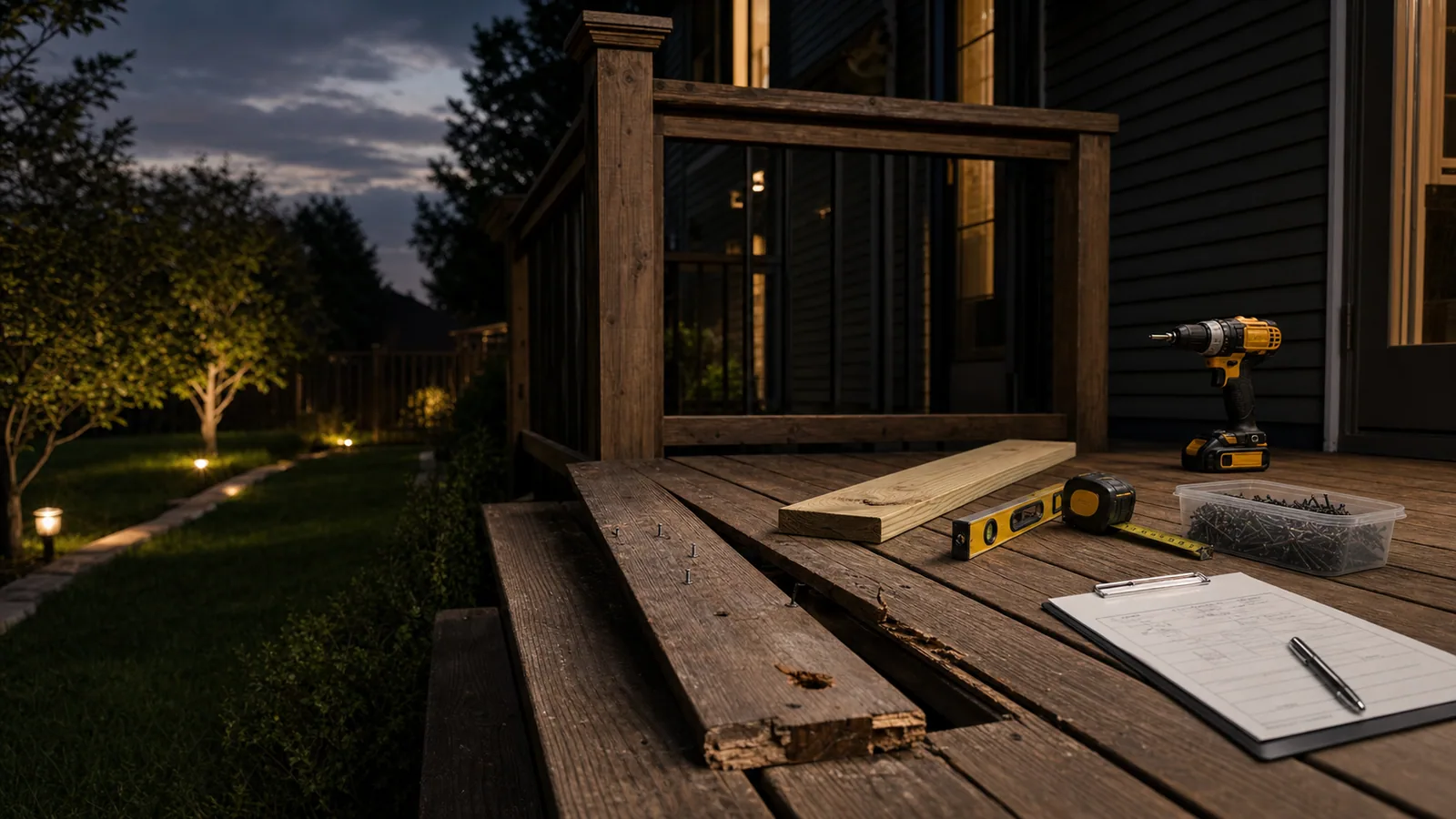 Decks & Exterior service example