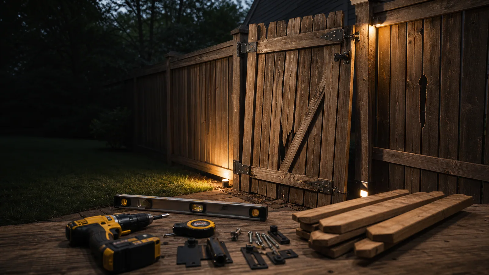 Fence Repair service example