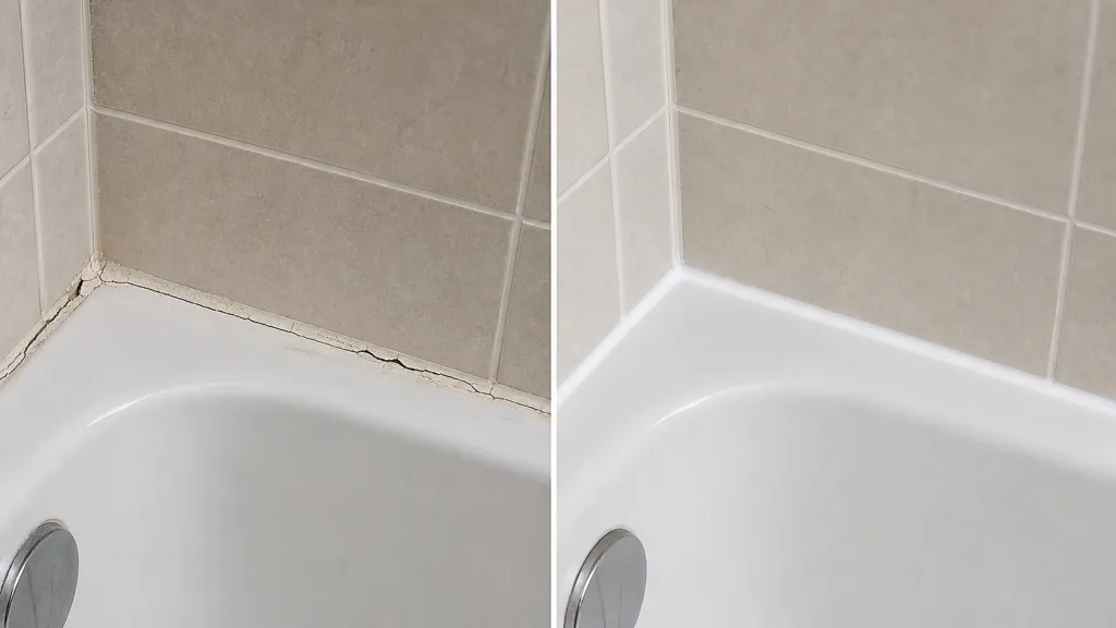 Caulk refresh example