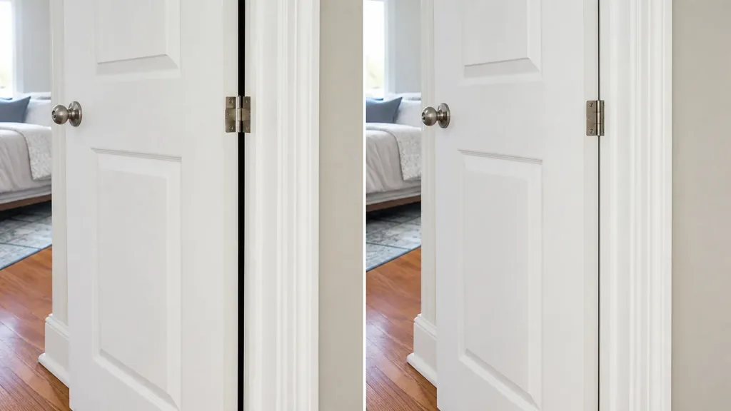Sticking door example